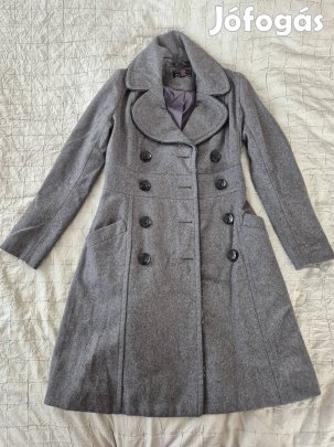 Hosszú gyapjú kabát 