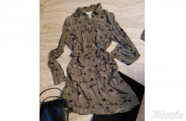 Hosszú női ing, övvel