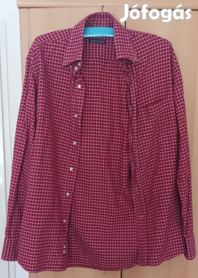 Hosszú ujjú, piros pamuting (Méret: 40 [L])