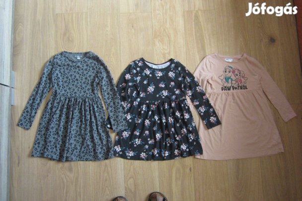 Hosszú ujjú lányka ruha (7-8 évesnek)