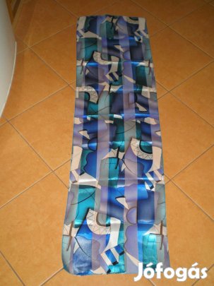 Hosszúkás kék türkiz női vékony sál alig használt állapotban