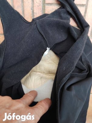 Hosszúszárú kerékpáros biciklis kantáros nadrág XL