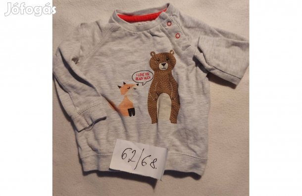 Hosszúujjú kisfiú felső, 62/68-as méretű