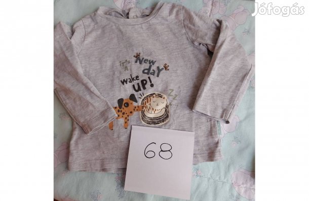 Hosszúujjú kisfiú póló eladó (68-as), 2 db