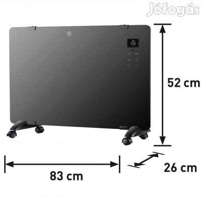 Hősugárzó üvegpanel 2000 W