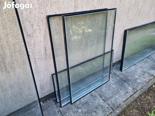 Hőszigetelt kétrétegű üvegek, több méretben, jó állapotban eladók