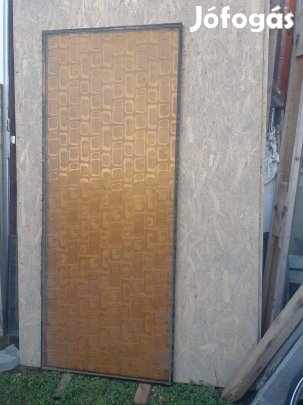 Hőszigetelt retro sárga bagoly katedrál és síküveg 71x175cm