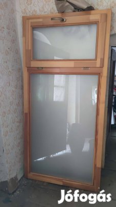 Hőszigetelt új fa ablak hossztoldott savmart üveggel