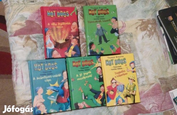 Hot Dogs könyvek jó áron eladók!