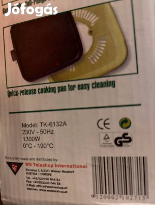 Hot Plate, asztali grill és pizza sütő