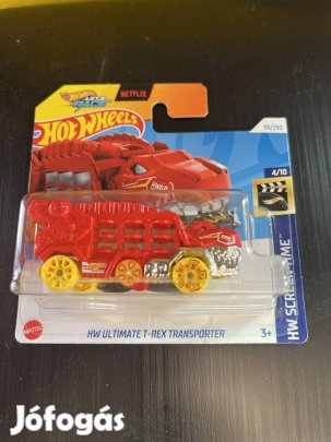 Hot Wheels 2024 - Netflix HW Ultimate T-Rex Transporter Új