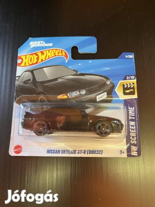 Hot Wheels 2025 - Fast & Furious Skyline GT-R (BNR32) Új