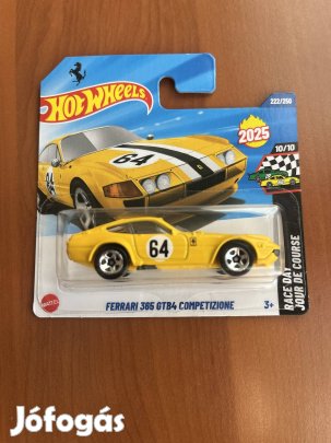 Hot Wheels 2025 - Ferrari 365 GTB4 Competizione sárga Új