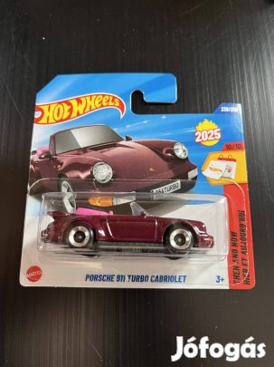 Hot Wheels 2025 - Porsche 911 Turbo Cabriolet Új
