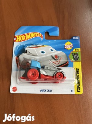 Hot Wheels 2025 - Quick Chat szürke Új