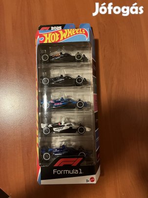 Hot Wheels 5x Pack Formula 1 F1 2025 Új