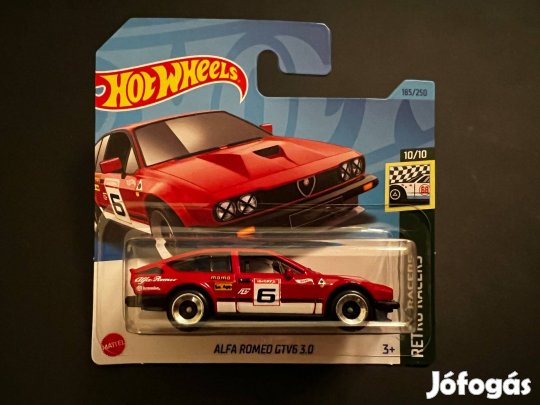 Hot Wheels Alfa Romeo GTV6 3.0 - piros