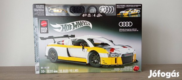 Hot Wheels Brick 15 Audi R8 építő szett