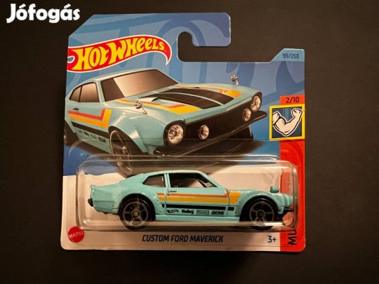 Hot Wheels Custom Ford Maverick - türkiz zöld