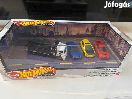 Hot Wheels Diorama /Fleet street és Euro hauler