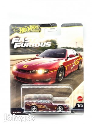 Hot Wheels Fast and Furious - Halálos iramban 1/5 - Nissan 240SX (S14