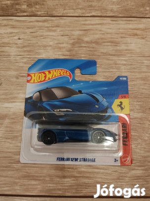 Hot Wheels Ferrari SF90 Stradale (kék)