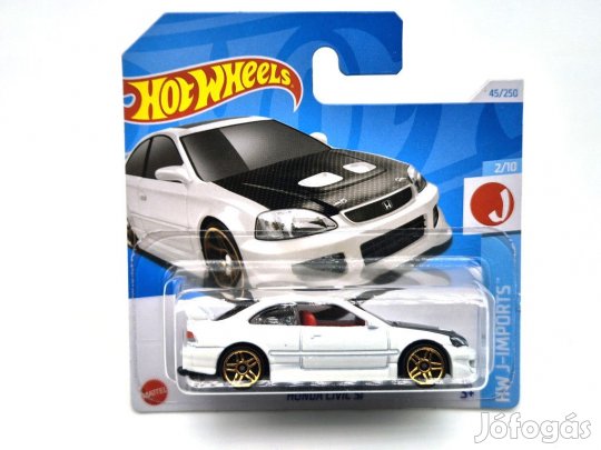 Hot Wheels Honda Civic Si - HW J-Imports 2/10 - 45/250 -  Hot Wheels
