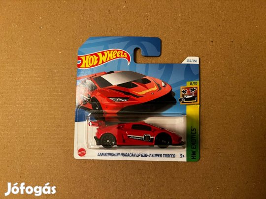 Hot Wheels Lamborghini Huracán LP 620-2 Super Trofeo - piros
