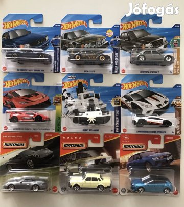 Hot Wheels Matchbox csomag 18 db autó
