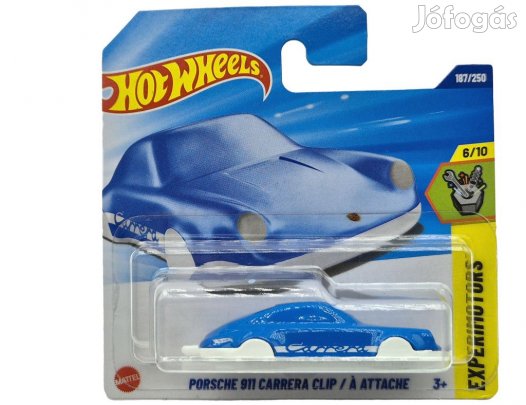 Hot Wheels Porsche 911 Carrera Clip - kulcstartó - Experimotors 6/10