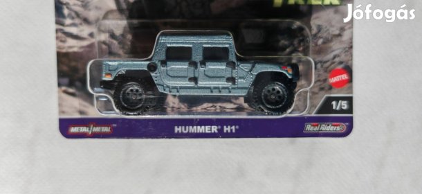 Hot Wheels Premium Hummer H1 ezüst 1/64