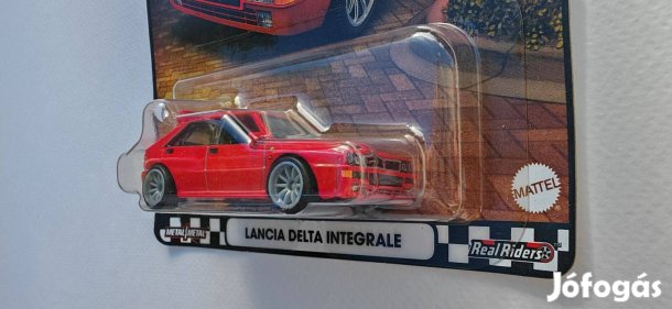 Hot Wheels Premium Lancia Delta Integrale piros 1/64