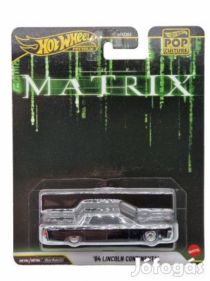 Hot Wheels Premium - Pop Culture - The Matrix - Lincoln Continental (