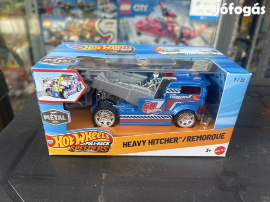 Hot Wheels Pull-Back Speeders Heavy Hitcher Új