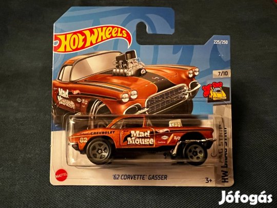 Hot Wheels '62 Corvette Gasser - bronzos színű