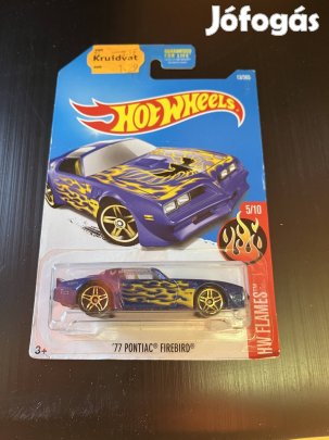 Hot Wheels '77 Pontiac Firebird hosszúkártyás Új