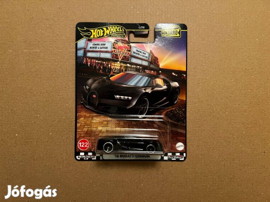 Hot Wheels - Bugatti Chiron - fekete - Boulevard #122
