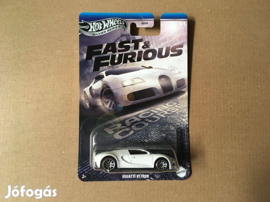 Hot Wheels - Bugatti Veyron - fehér - Fast&Furious - FF