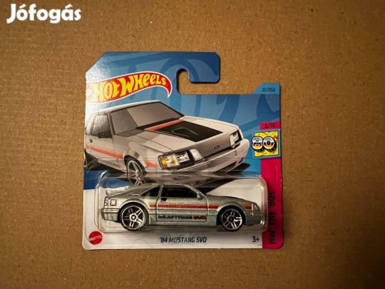 Hot Wheels - Ford '84 Mustang SVO - ezüst