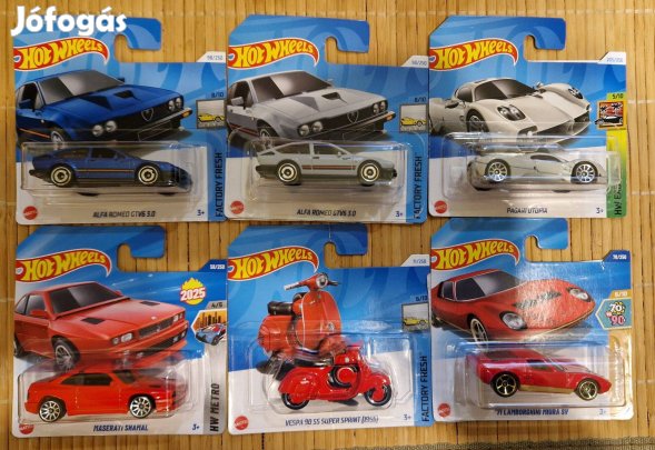 Hot Wheels - Kisautó csomag - Európai típusok - 27 db