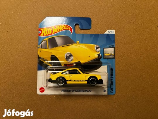 Hot Wheels - Porsche 911 Carrera RS 2.7 - sárga