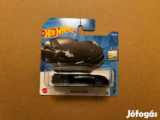 Hot Wheels - Porsche 911 GT3 - matt fekete