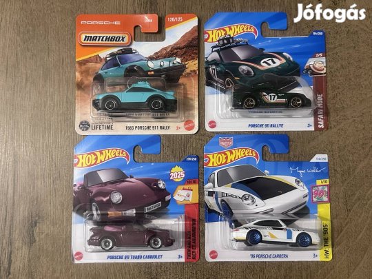Hot Wheels - Porsche csomag egyben
