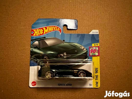Hot Wheels - Toyota Supra - metál zöld