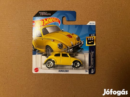 Hot Wheels - Volkswagen Beetle, bogár, Bumblebee, transformers - sárga