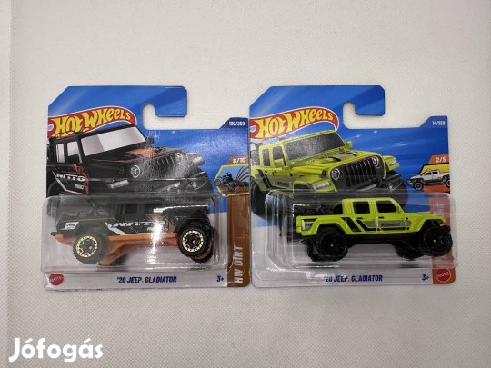 Hot Wheels - '20 Jeep Gladiator - egyben a két szín