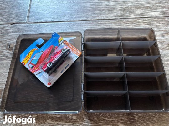 Hot Wheels tároló doboz füst színű