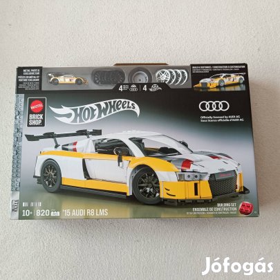 Hot wheels Audi R8 Mattel brick shop (nem Lego)