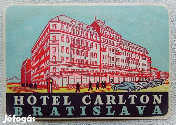 Hotel Carlton Bratislava bőröndcímke