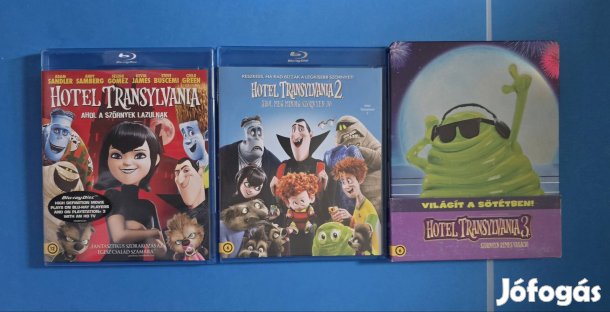 Hotel transylvania trilógia blu-ray